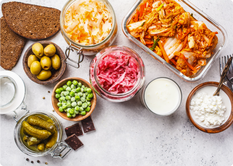 Auch fermentiertes Essen legt die Grundlage für einen gesunden Körper, der duch eine Stoffwechselkur zusätzlich gestärkt wird